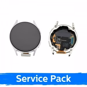 LCD ekranas skirtas Samsung L310 Watch 7 44mm su rėmeliu / Cream / (Service Pack)