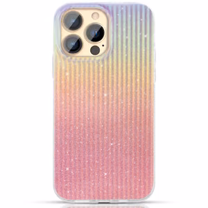 Kingxbar Travel Series luxurious elegant case for iPhone 13 Pro orange (Sunset)