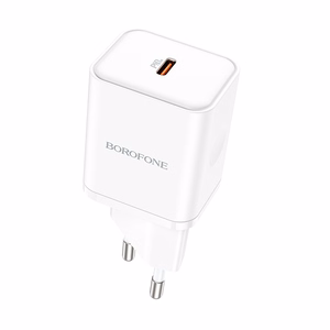 Įkroviklis Borofone BN6 20W USB-C baltas