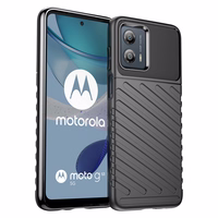 Thunder dėklas Motorola Moto G53 silikoninis šarvuotas dėklas juodas