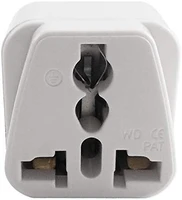 Įkrovimo adapteris USA/UK/CN-EUR baltas