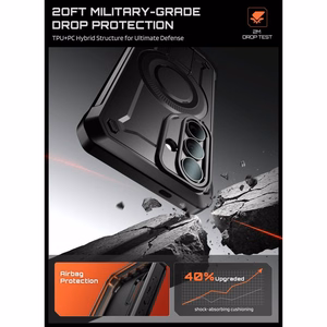 "Supcase Unicorn Beetle Pro Mag MagSafe" 2 komplektų dėklas, skirtas "Samsung Galaxy S26+ Plus" - juodas