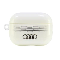 Audi IML geometrinis raštas dėklas AirPods Pro 2 - baltas