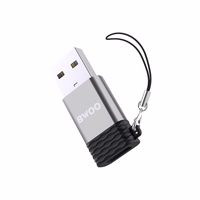 BWOO adapteris USB-C - USB pilkas OTG BZ-38