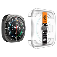 Spigen Glas.TR EZ Fit grūdintas apsauginis stiklas Samsung Galaxy Watch Ultra (47mm) - skaidrus (2 vnt. rinkinys)