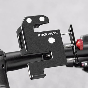 Rockbros 25210038101 prispaudžiamas telefono laikiklis – juodas