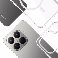 "3mk Armor MagCase" dėklas, skirtas "Xiaomi 15T Pro 5G" - Skaidrus