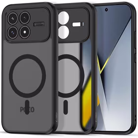 "Tech-Protect MagMat MagSafe" dėklas "Xiaomi Poco F8 Pro" - juodas