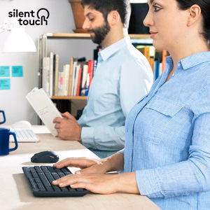 Logitech 920-009800 klaviatūra Pelė įskaityta Biuras Radijo dažnio belaidė QWERTY JAV tarptautinė versija Grafitas