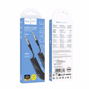 Laidas AUX Jack 3,5 mm į Jack 3,5 mm Hoco 1,5 m UPA33 juodas
