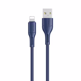 USAMS Laidas U68 LIGHTNING 2A FAST CHARGE 1M mėlynas SJ500USB03 (US-SJ500)