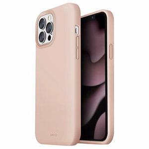 Uniq Lino dėklas telefonui iPhone 13 Pro / iPhone 13 - rožinė