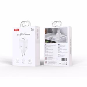 XO wall įkroviklis CE36 PD 45W 1x USB-C 1x USB baltas
