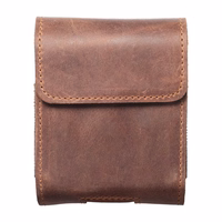 ROYAL Crazy Horse universalus horizontalus odinis diržo dėklas dydis V SAMSUNG FLIP 1 / 2 / 3 / 4 / HUAWEI P50 Pocket / MOTOROLA RAZR 5G rudas