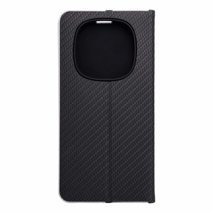 LUNA Book Carbon dėklas telefonui XIAOMI Redmi Note 14 PRO 4G juodas