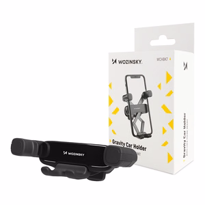 Wozinsky gravitacinis automobilio telefono laikiklis juodas (WCHBK7)