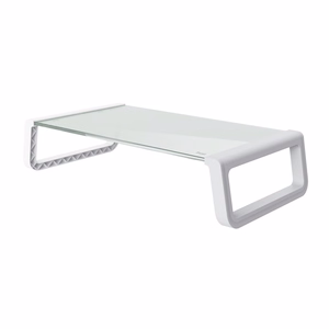 TRUST MONTA stiklinis monitoriaus stovas baltas 25351