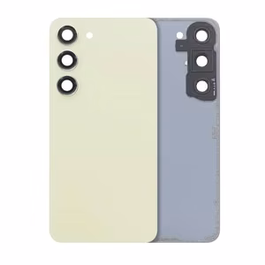 Задняя крышка для Samsung S911 S23 / лаймовый / (с линзой камеры) OEM