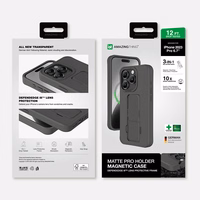 Amazing Thing Matte Pro magnetinis dėklas MagSafe 12FT IP156.7PMPBK iPhone 15 Pro Max juodas