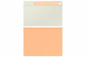 BX710PO Smart Book Cover Samsung Galaxy Tab S9/S9 FE/S10 FE/S10 Lite, oranžinis