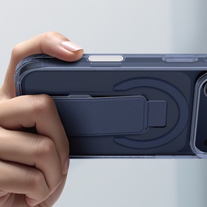 AmazingThing Titan Pro Holder dėklas telefonui iPhone 17 Pro Max, suderinamas su MagSafe - mėlynas