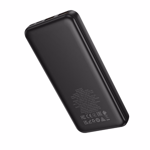 Borofone Išorinė baterija BJ80 Clever - 2xUSB + Type C - QC 3.0 22,5W PD 20W juoda