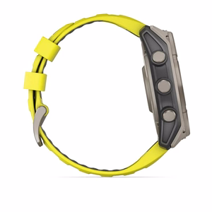 Išmanusis laikrodis Garmin Fenix 8 Sapphire Solar geltonas