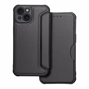 RAZOR knygos tipo dėklas telefonui IPHONE 15 juodas