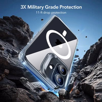 ESR Classic Hybrid MagSafe + grūdinto stiklo rinkinys iPhone 17 - skaidrus