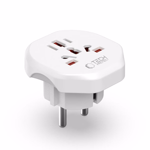 Tech-Protect universalus kelioninis adapteris į ES - baltas