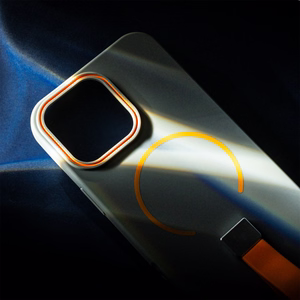 Loop Thin Mag dėklas for iPhone 17 Pro 6,3" pilkas