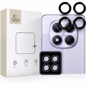 Tech-Protect Camring Pro+ kameros dangtelis Xiaomi Redmi Note 14 Pro 5G / Poco X7 5G, juodas