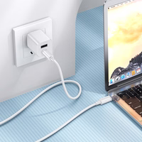 Borofone Kabelis BX112 Lemon - Type-C į Type-C - PD 60W 1 metras baltas