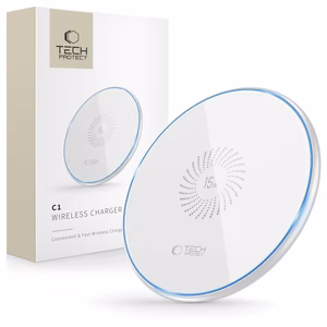 Tech-Protect QI15W-C1 индуктивное зарядное устройство 15W - белый