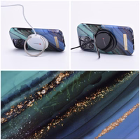 FORCELL F-PROTECT Mirage dėklas telefonui suderinamas su MagSafe IPHONE 15 Plus žadeito marmuras