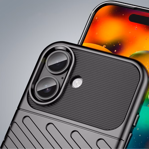 Thunder dėklas telefonui iPhone 17 - juodas