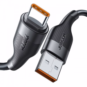 USB laidas Joyroom S-1060M12 juodas Type-C 100cm (iki 6A)