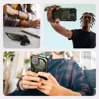 Dėklas telefonui IBLSN Armorbox Mag MagSafe Supcase iPhone 16e - olivinis