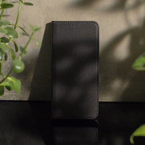 Išmanusis Magnet dėklas for Xiaomi Redmi Note 14 5G (Global) juodas