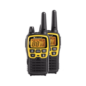 Rankinės PMR radijo stotelės MIDLAND XT70 lagaminėlyje