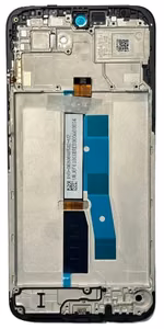 Ekranas Xiaomi Redmi 15 4G (Global)/Poco M7 4G (Global) su lietimui jautriu stikliuku ir rėmeliu Black originalus (service pack)