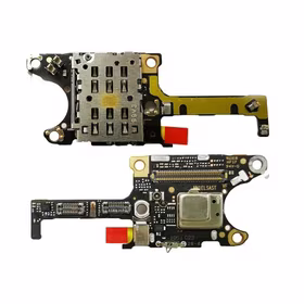 Lanksčioji jungtis skirta Huawei P40 Pro SIM kontakto ir mikrofono ir kitų smulkių detalių / plata