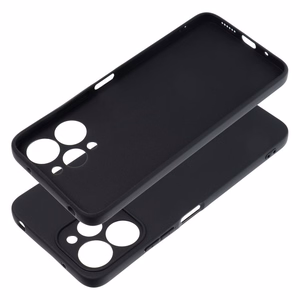 MATT dėklas telefonui XIAOMI Redmi 12 4G / Redmi 12 5G juoda
