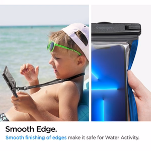 Dėklas telefonui Spigen Aqua Shield A601 atsparus vandeniui IPX8 - juodas