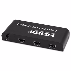 Qoltec 51797 aktyvus HDMI skirstytuvas 2 x HDMI 4K x 2K | 6Gb/s | 60Hz