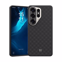 Benks Magnetic Armor Pro Armor Grid Kevlar Dėklas Metal Frame 600D (H050) for Samsung Galaxy S26 Ultra juodas