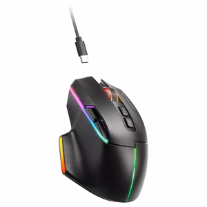 Mars Gaming MMWVECTOR kompiuterio pelė Žaidimams Dešinės rankos RF Wireless + Bluetooth + USB Type-A Optinis 12000 DPI