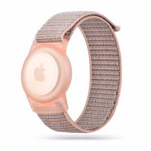 TECH-PROTECT NYLON KIDS APPLE AIRTAG ROŽINIS