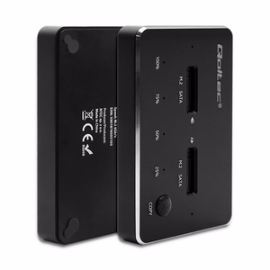 Qoltec 50310 Diskų Doko Stotis 2x SSD M.2 SATA NGFF USB Type-C
