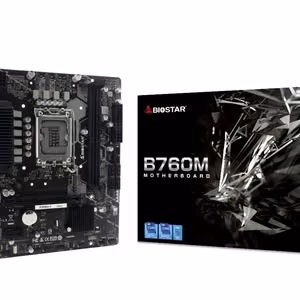 Материнская плата Biostar B760MX2-E D4 Intel B760 LGA 1700 micro ATX